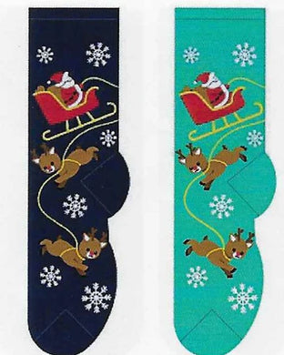 Santa and Reindeer