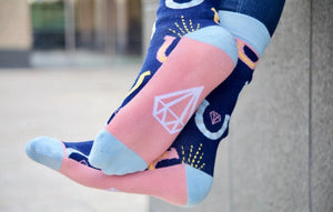 Lucky Horseshoe Crew Socks