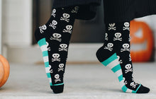 Skull and Crossbones Crew Socks