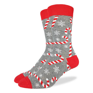Candy Canes Men's Crew Socks