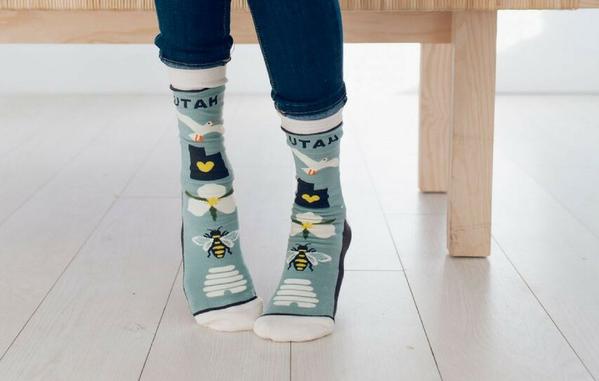 Utah Is Rad Crew Socks