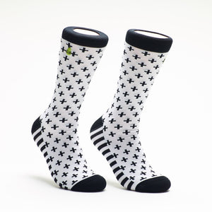 Criss Cross Crew Socks