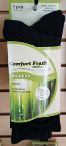 +MD Bamboo Socks Crew - Formerly Comfort Fresh