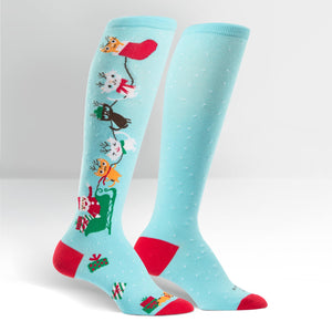 Jingle Cats Knee High
