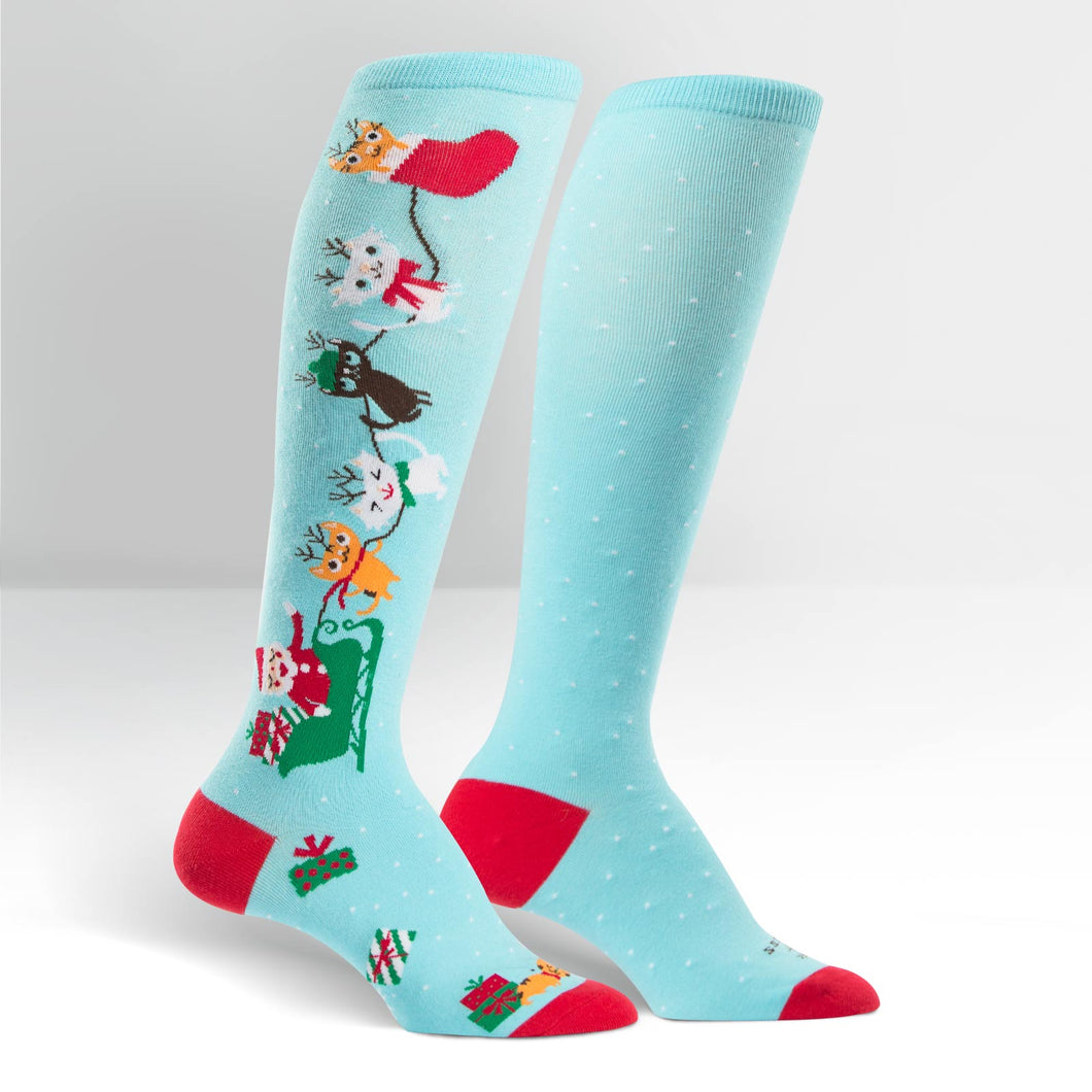Jingle Cats Knee High