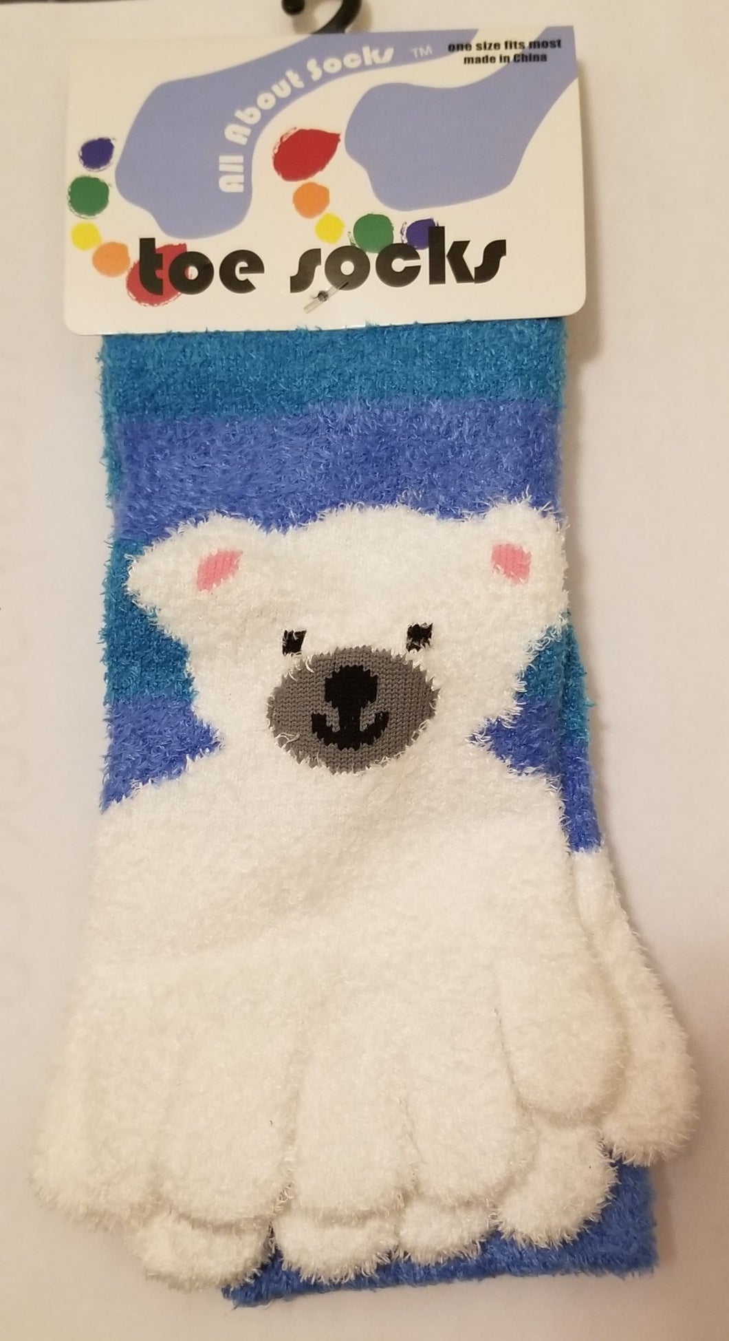 Polar Bear Toe Socks