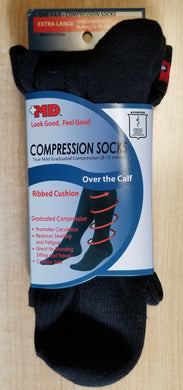 +MD Ribbed Cushion Cotton Mild Compression