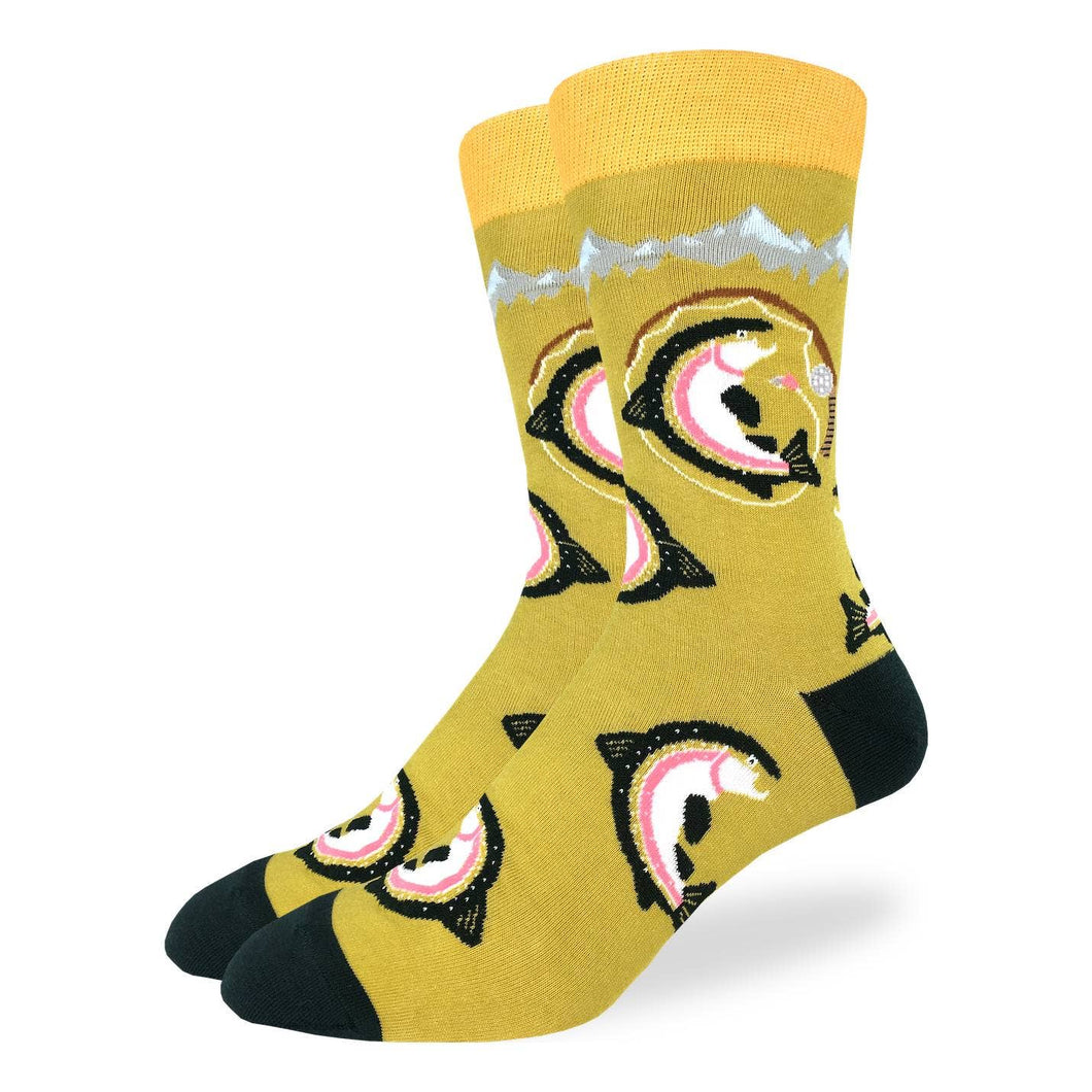 Fishing for Trout Men's Crew Socks